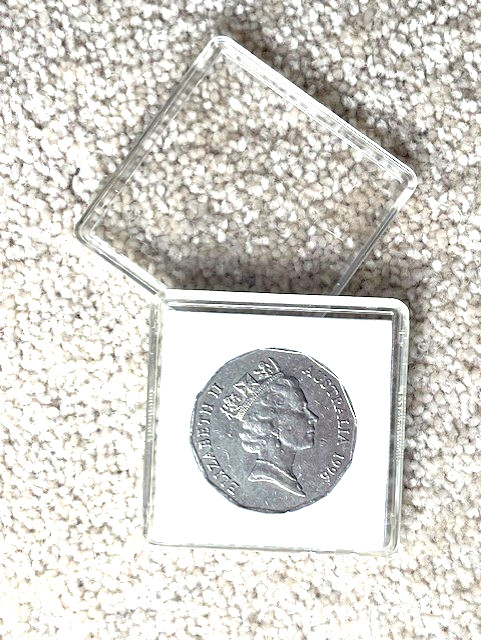 Unusual 30th Birthday Gift-1996 Australian Birth 50 cent Coin- Present.