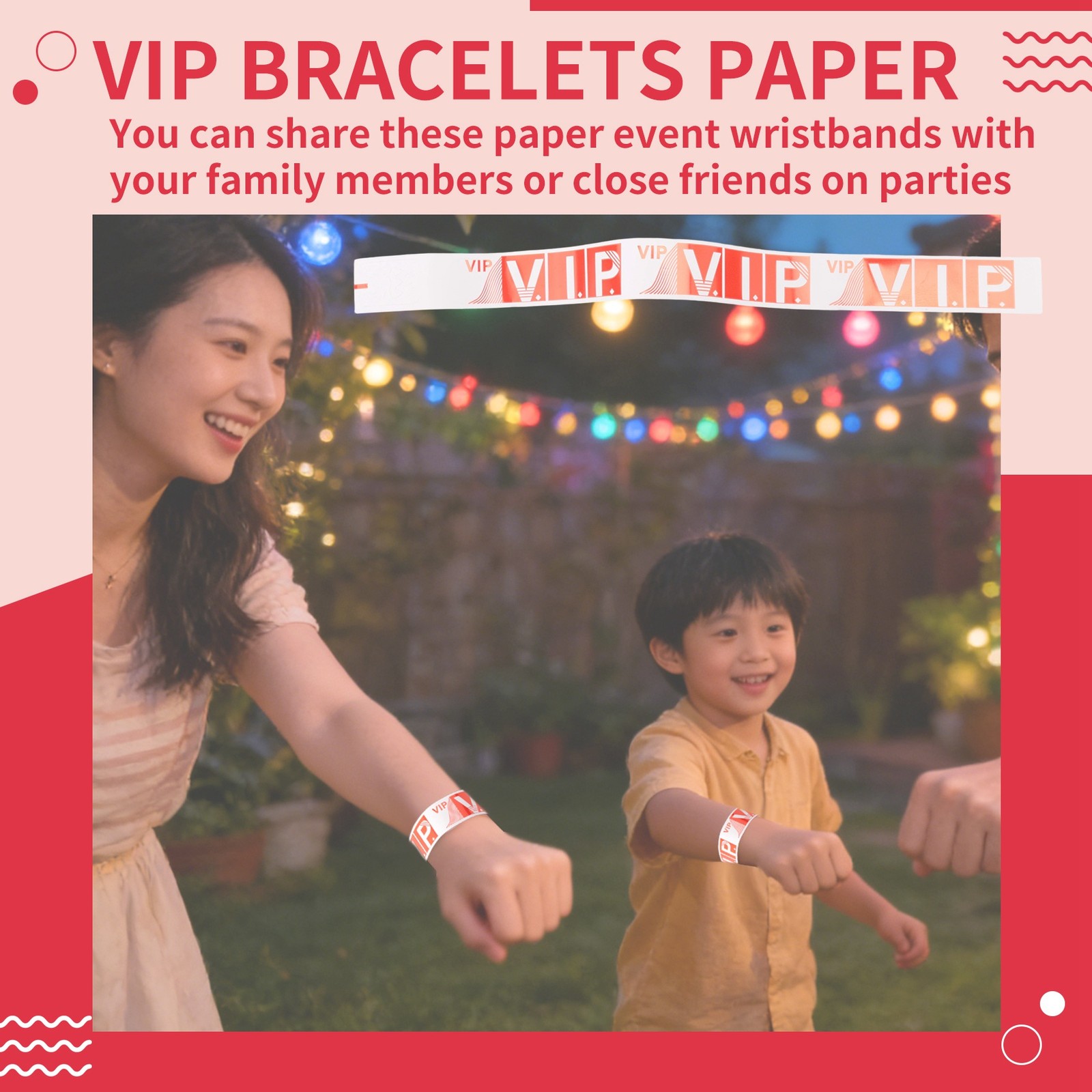 600 Pack VIP Bracelets VIP Wristbands VIP Wristbands Neon Colored1632