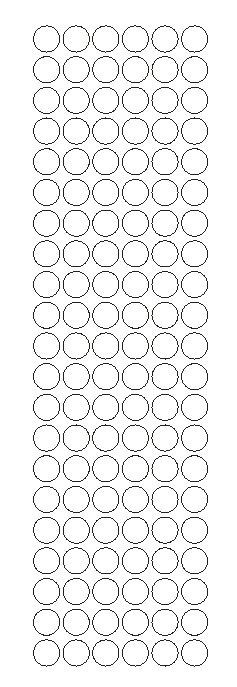 3/8″ Clear Dots Round Vinyl Color Code Inventory Label Dot Stickers 3/8 Inch
