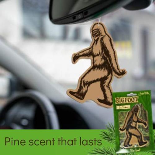 BIGFOOT Car Air Freshener – Deluxe Sasquatch (Pine Scent) – Archie McPhee