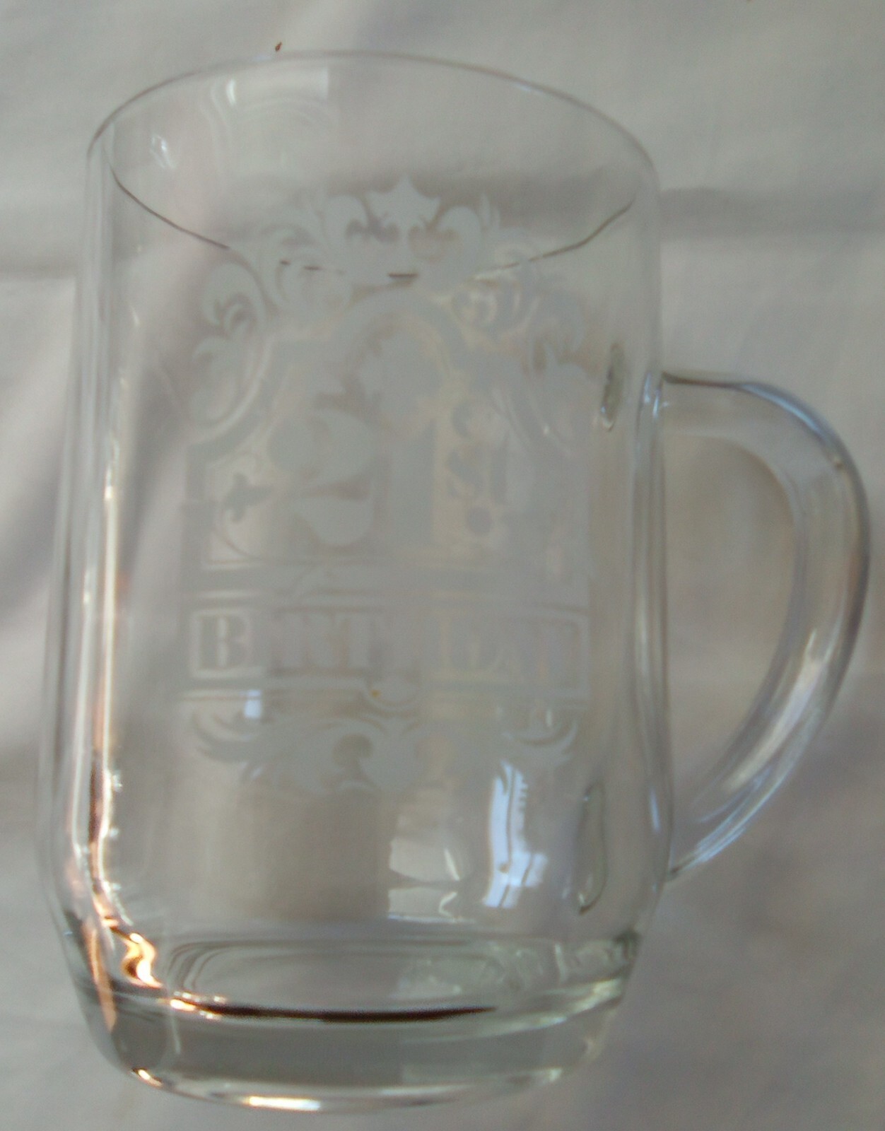 21st Birthday Beer Clear Glass Tankard Mug