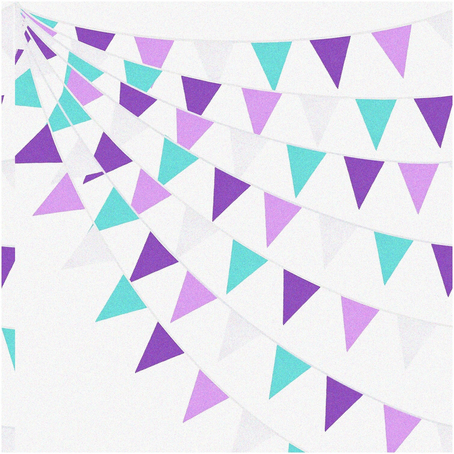 Mermaid-themed Cotton Bunting 10m for Events