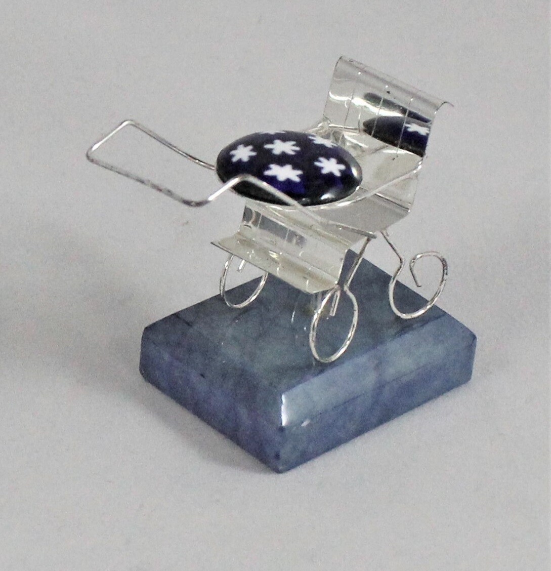 Set Of 16 Silver Birth Baptism Favors Stroller For Girl Boy