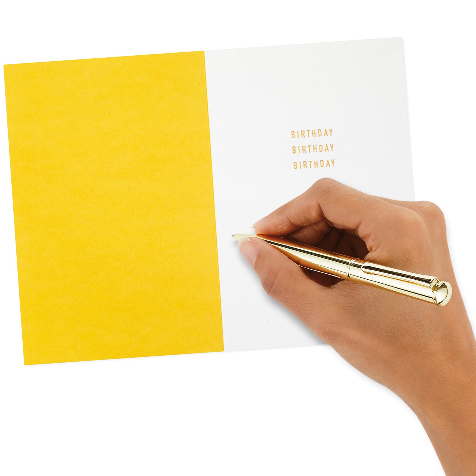 Hallmark Signature Birthday Card 4 inches x 6 inches, Happy