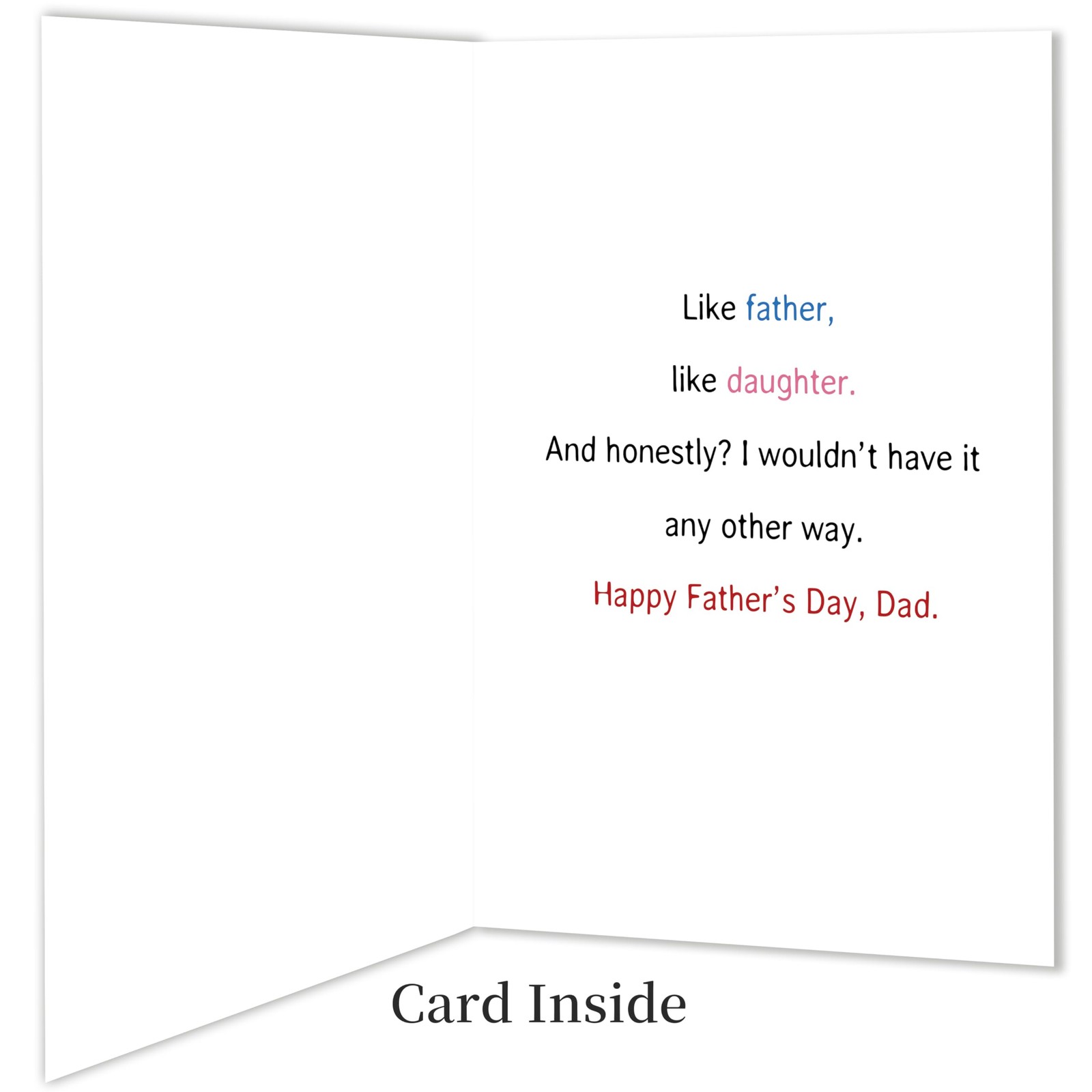 IDU Fathers Day Card, Funny Cards Gifts 7 X 5 Inches, ZN-511
