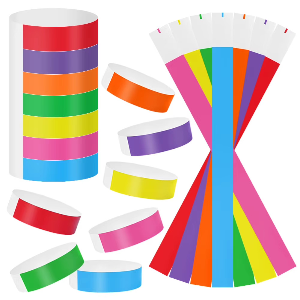 Custom Paper Wristbands Events Security Paper Bracelets Personalise Event Club