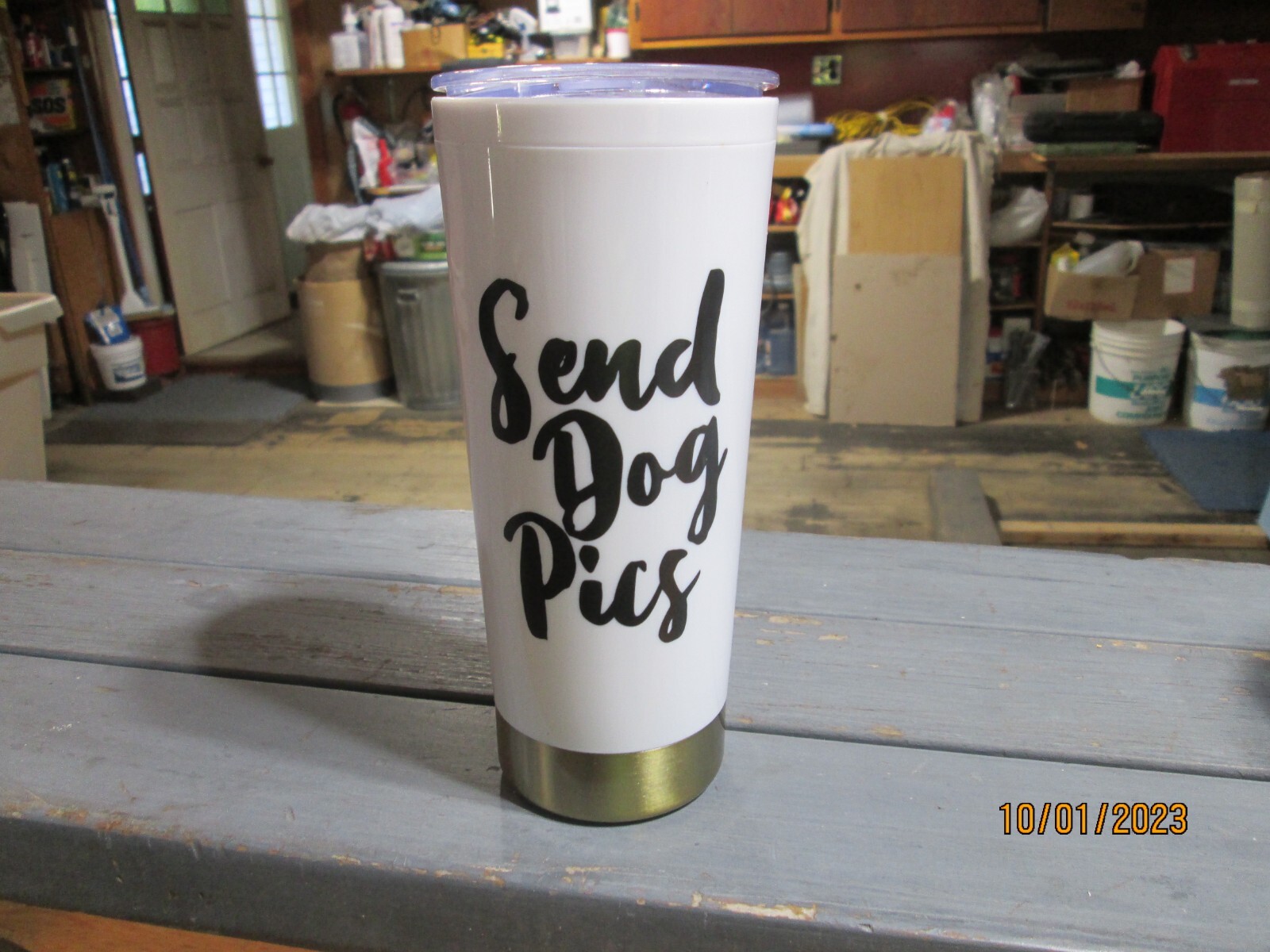 ‘Send Dog Pics” Travel Mug 20oz
