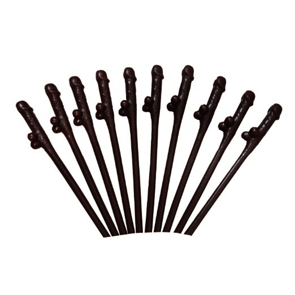 Bachelorette Party Penis Dick Drinking Straws 10 pack