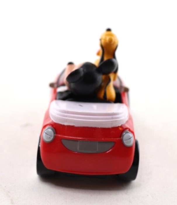DecoPac Mickey Mouse and Pluto in Rolling Red Car Cake Topper Disney
