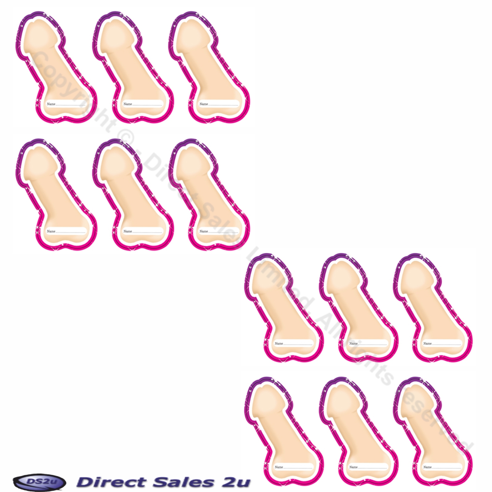 Pin the Willy on the Man Male Stick a Willie Dick Party Game Hen Night Valentine