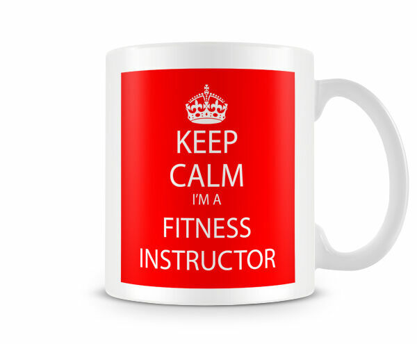 Keep Calm I’m A Fitness Instructor – Sporty Occupation Gift Mug