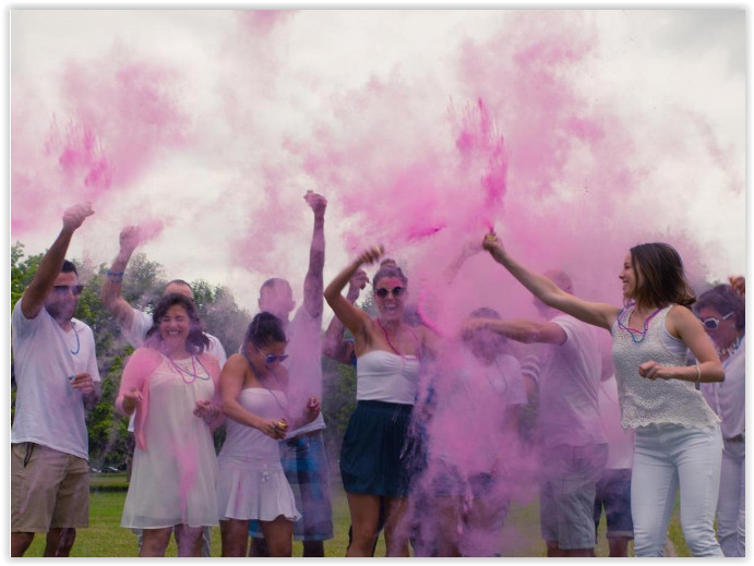Color Blaze Gender Reveal Powder – 10 lbs Pink – for Baby Girl Announcement