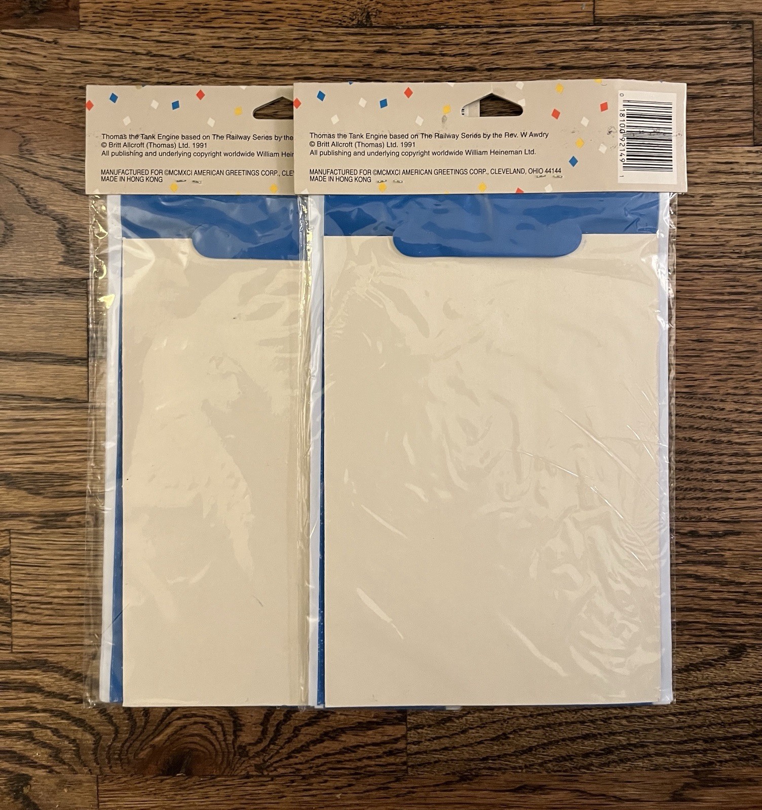 Thomas The Tank Engine 8-Pack Birthday Party Gift Bags Set Of 2 Vintage 1991 New