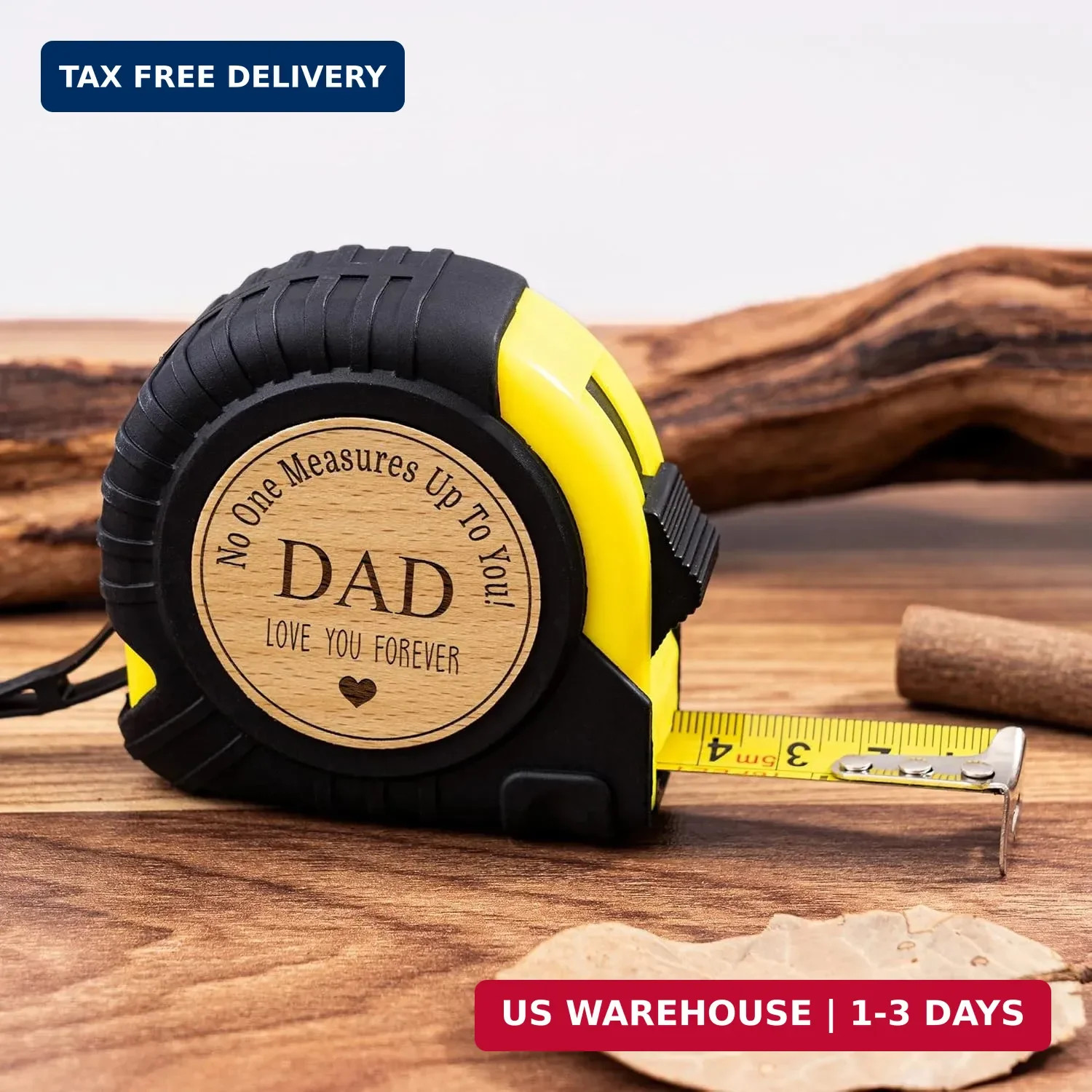 Personalized Tape Measure Fathers Day Gift for Dad, Engraved Tape Measure, Chris