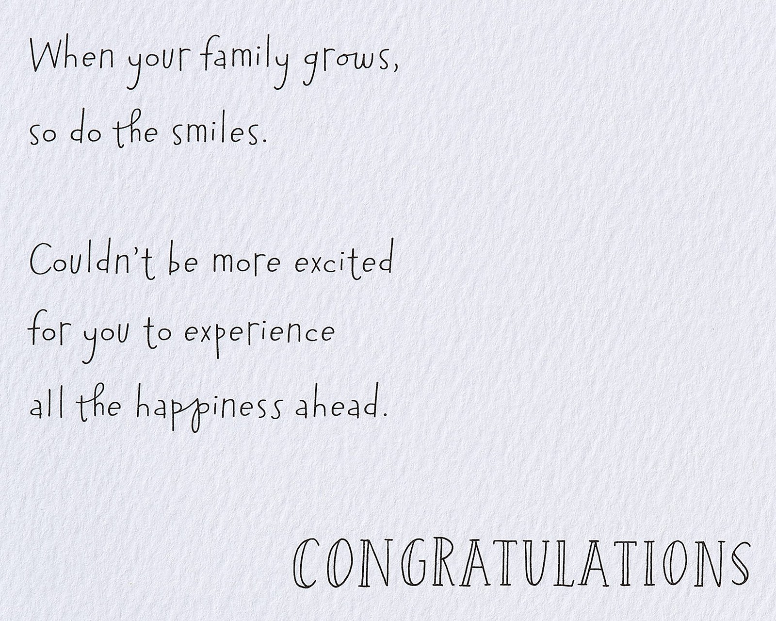 American Greetings Baby Shower Card (Smiles 4.375 x 5.9375 inches, Light Teal