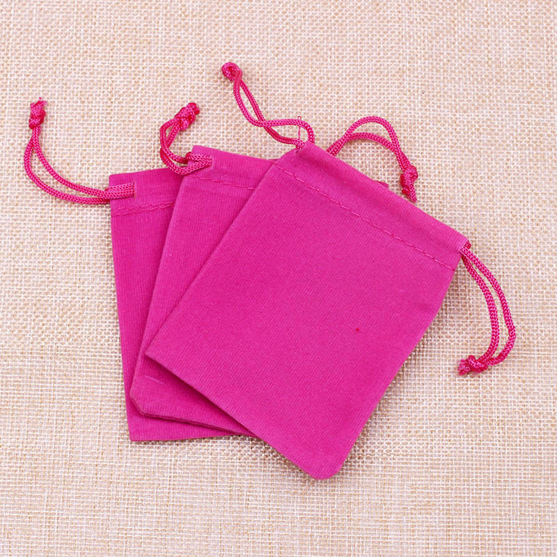 3″X4″ VELVET BAG 10PK STRING PULL jewelry gift holiday wedding pouch party favor