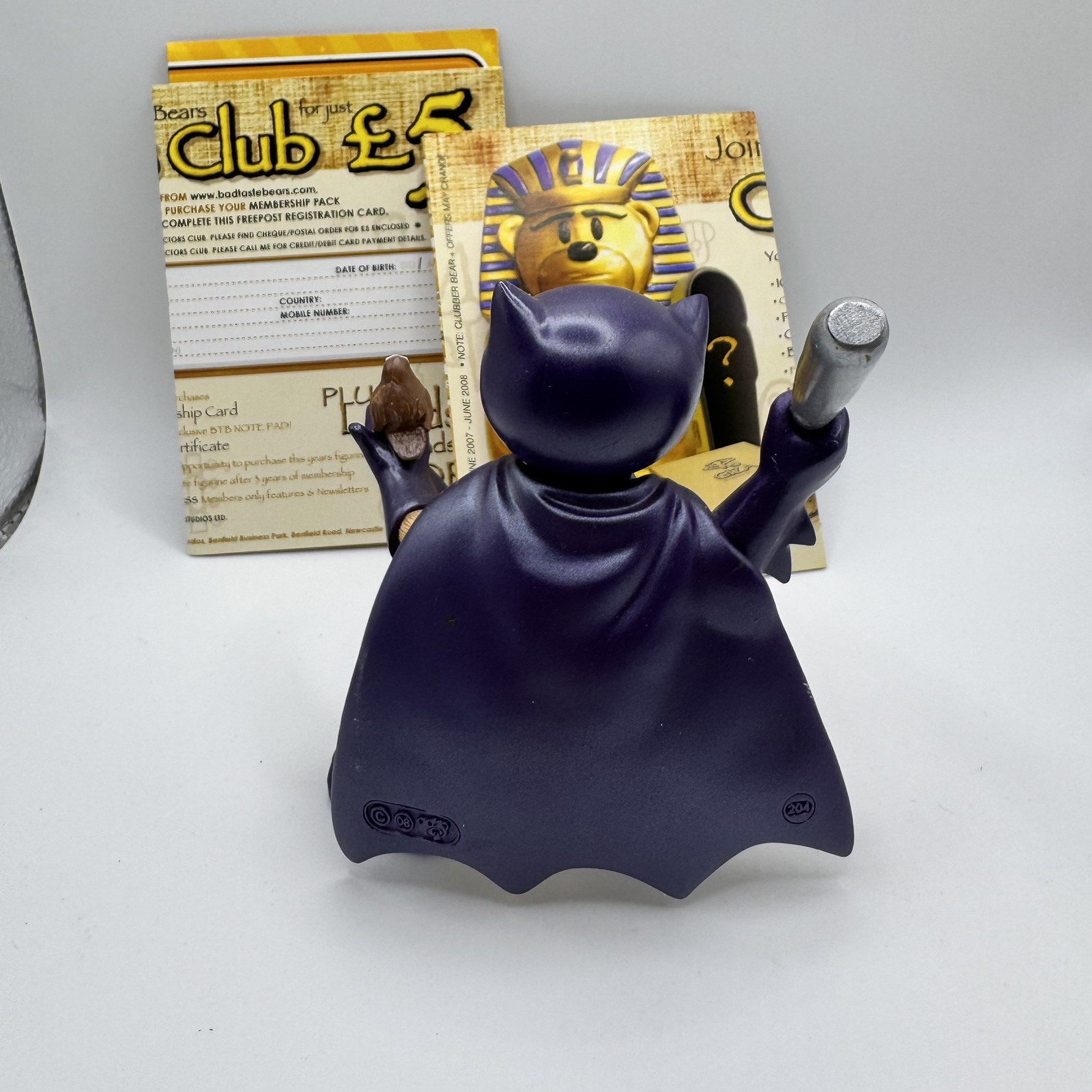 Bad Taste Bears. Wayne (Batman) 2008. Open Box. Limited Edition.