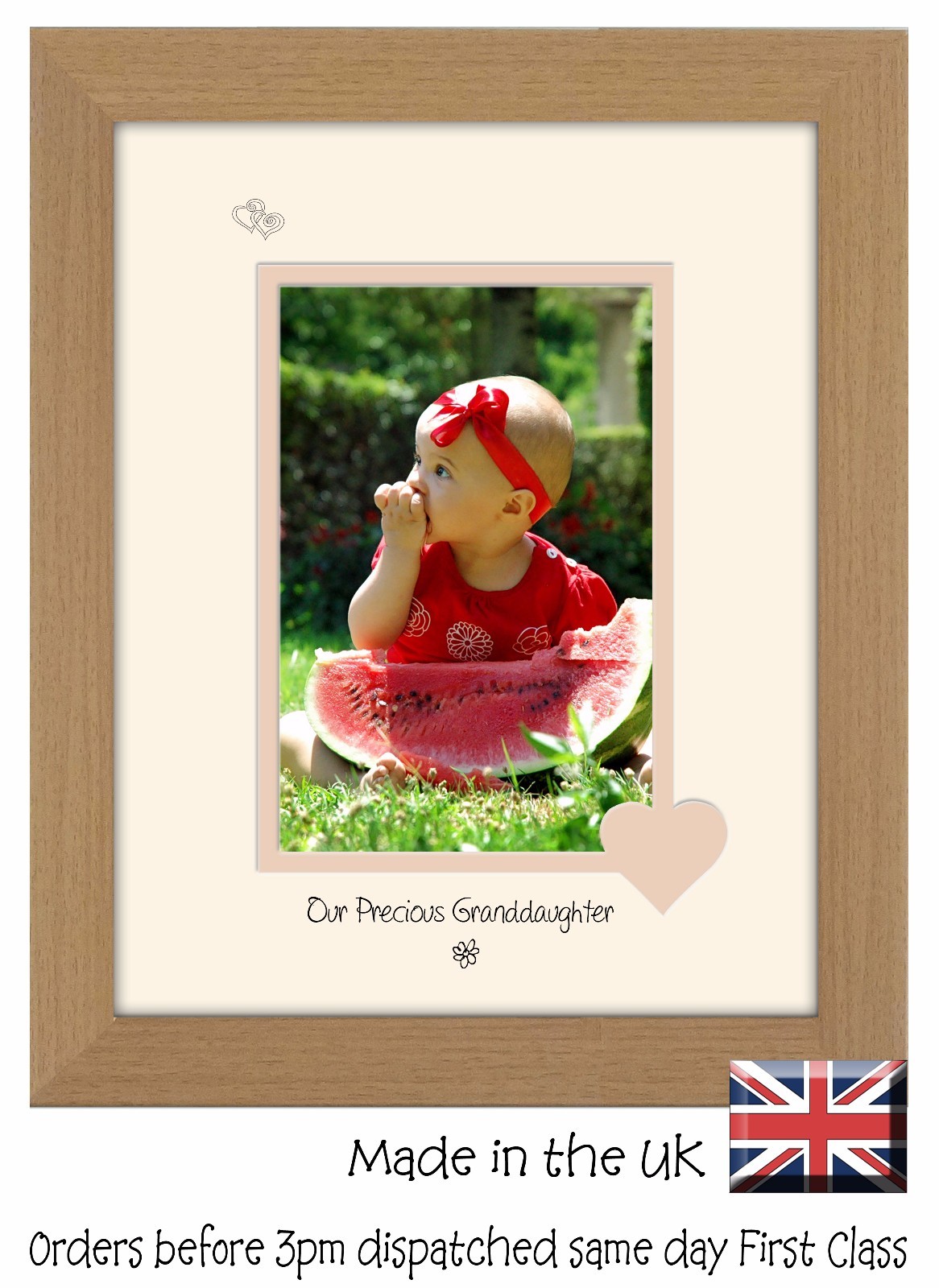 Granddaughter Photo Frame Portrait 6×4 Our Precious Granddaughter 1040F