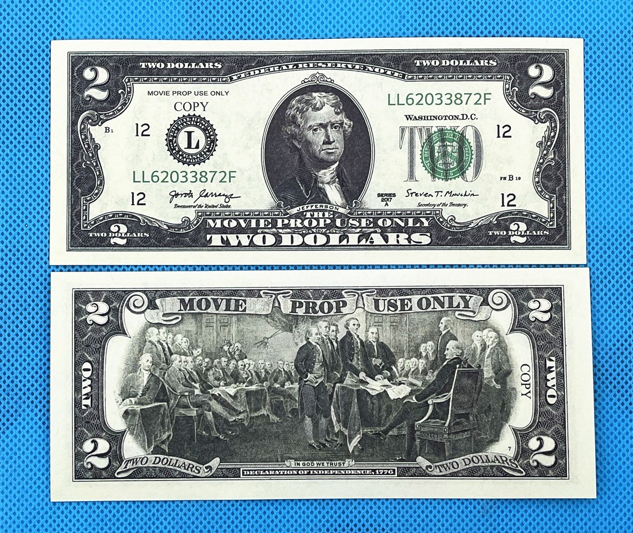 700 Pieces $1,$2, $5,$10, $20, $50,$100 Replica Fake Dollars for Pranks & Movies