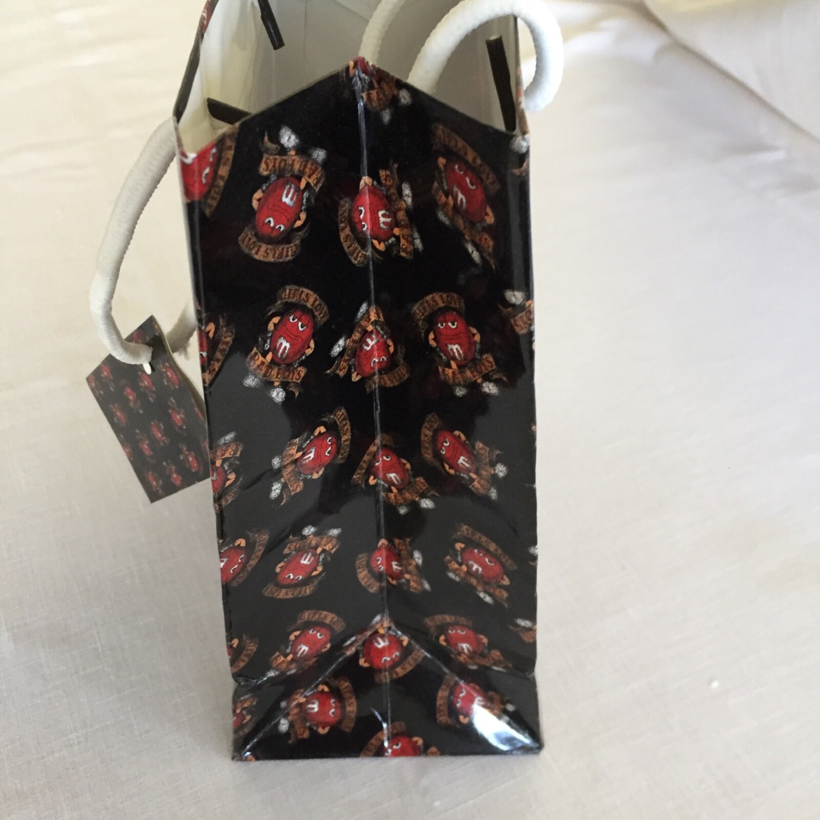 Girls Love Bad Boys M&M Gift Bag Red Black 2008 Retired