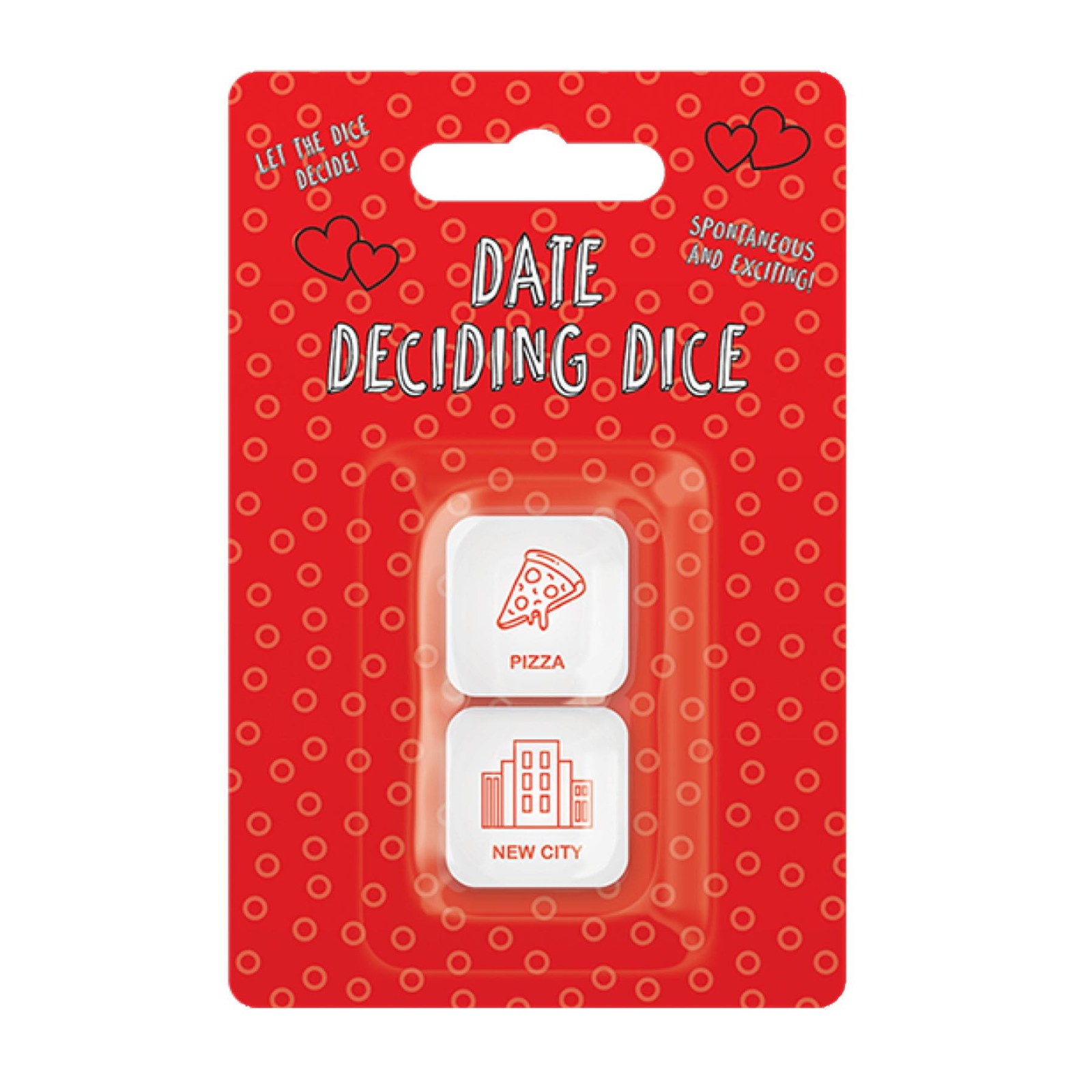 Valentines Date Deciding Dice Set of 2 Spontaneous Activity and Food Choices