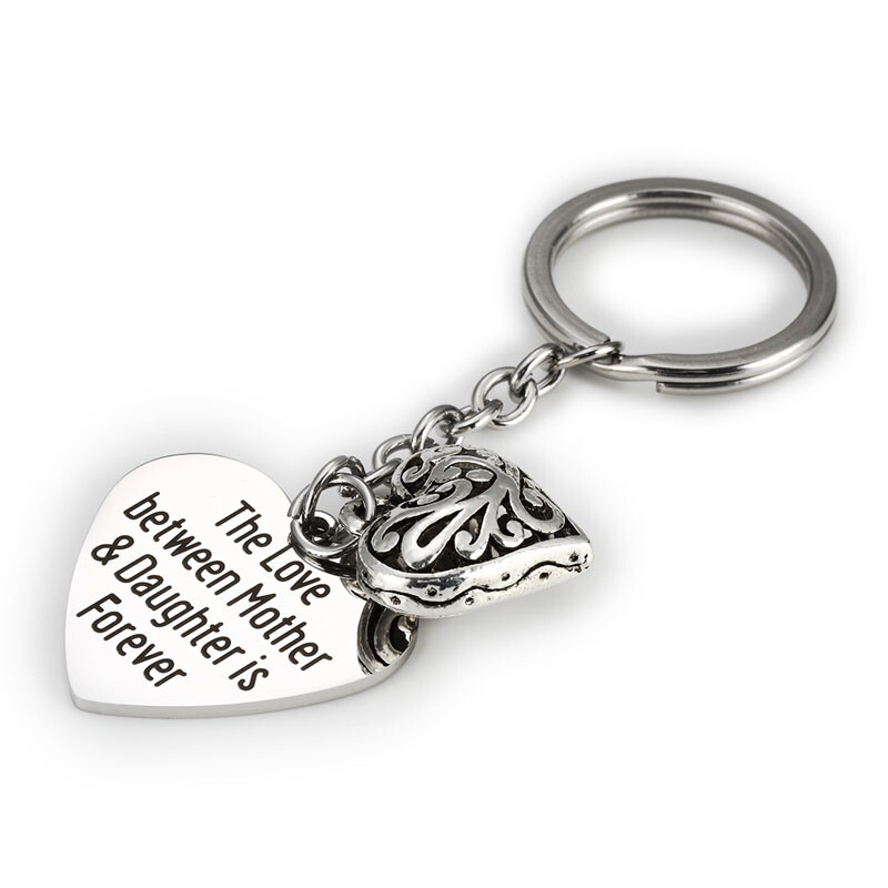 Personalised Gifts For Her Him Mom Auntie Sister Brother Dad Son Keyring Present