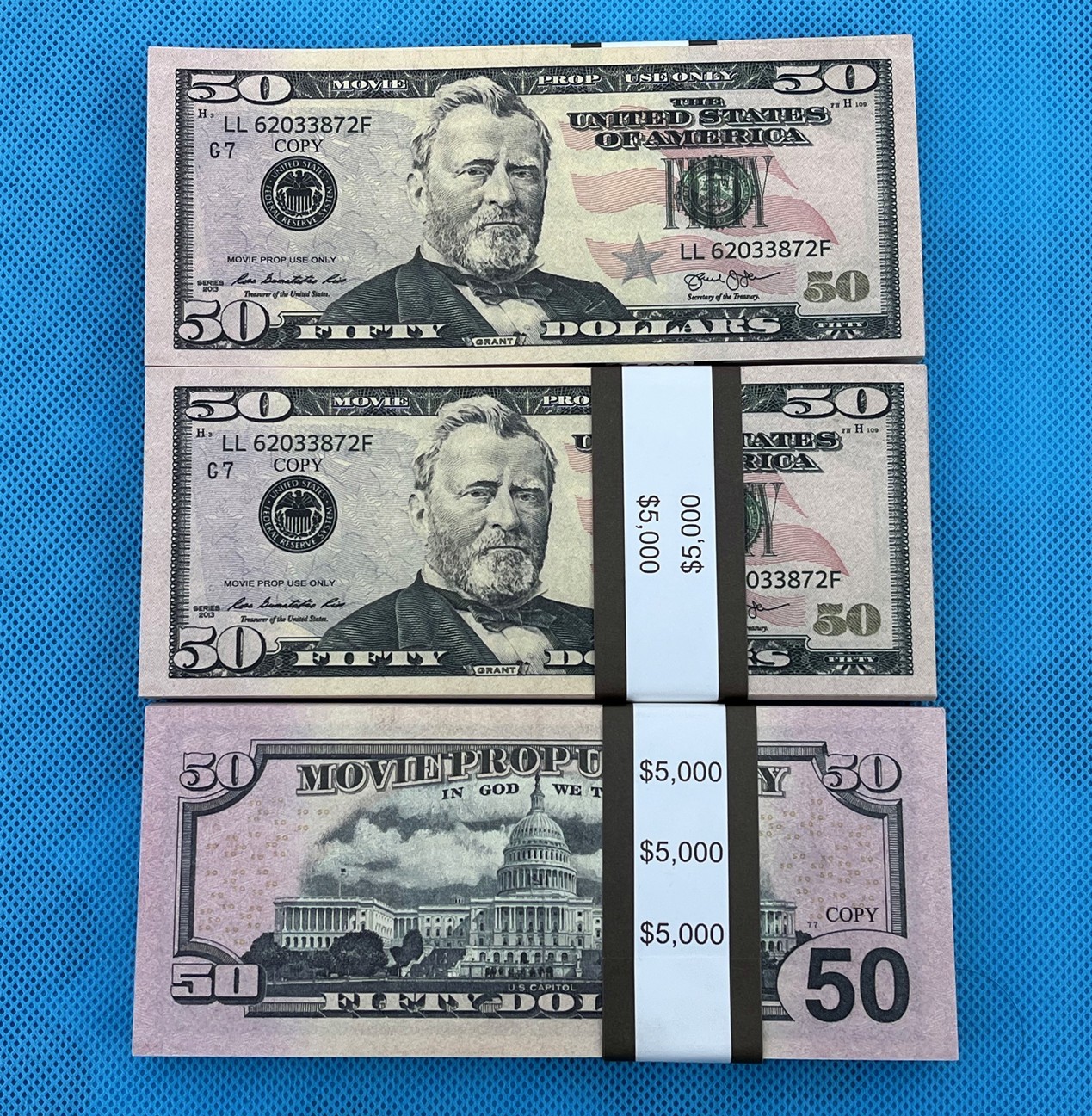700 Pieces $1,$2, $5,$10, $20, $50,$100 Replica Fake Dollars for Pranks & Movies