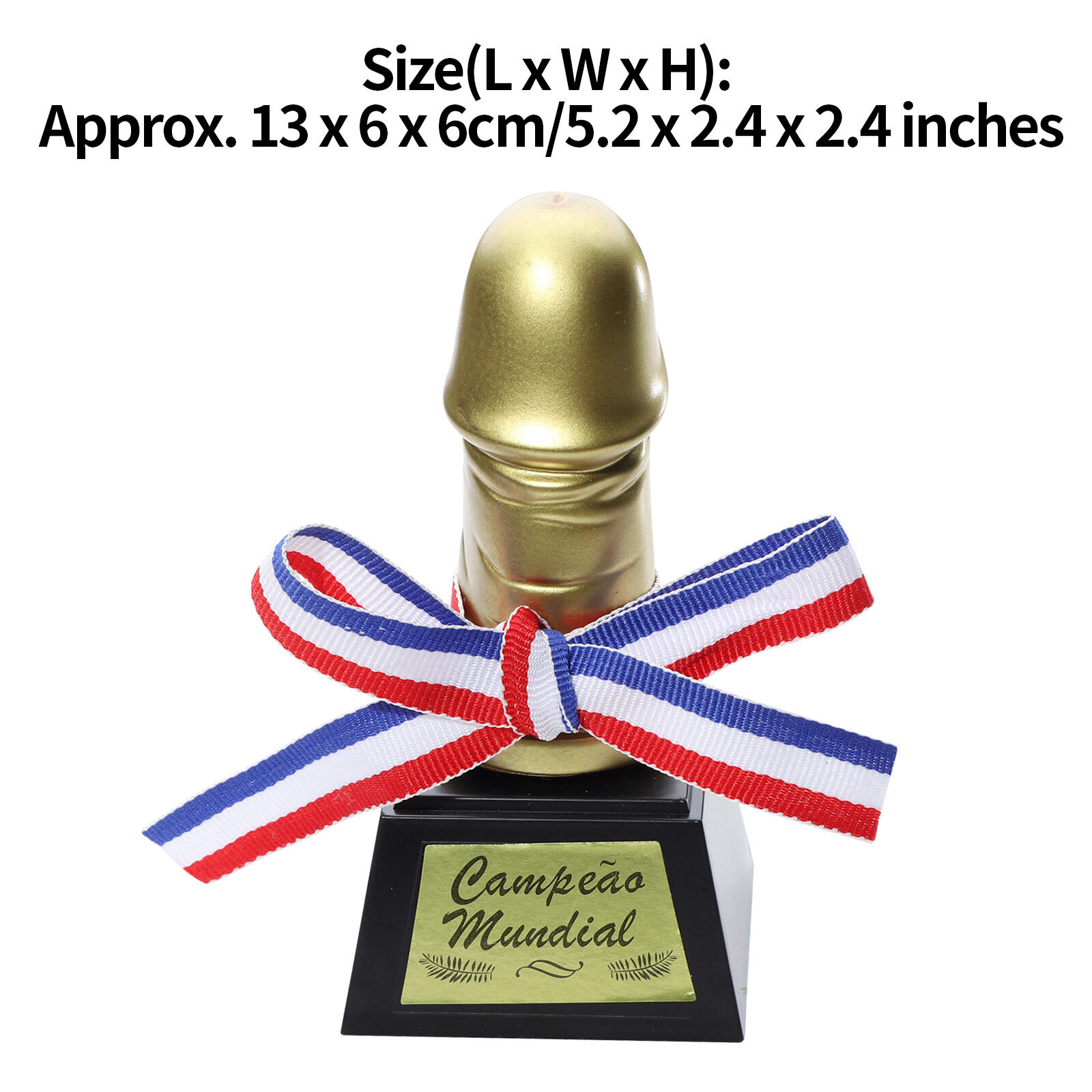 US Golden Hen Stag Party Trophy Champion Funny Prop Toys for Bachelor Party