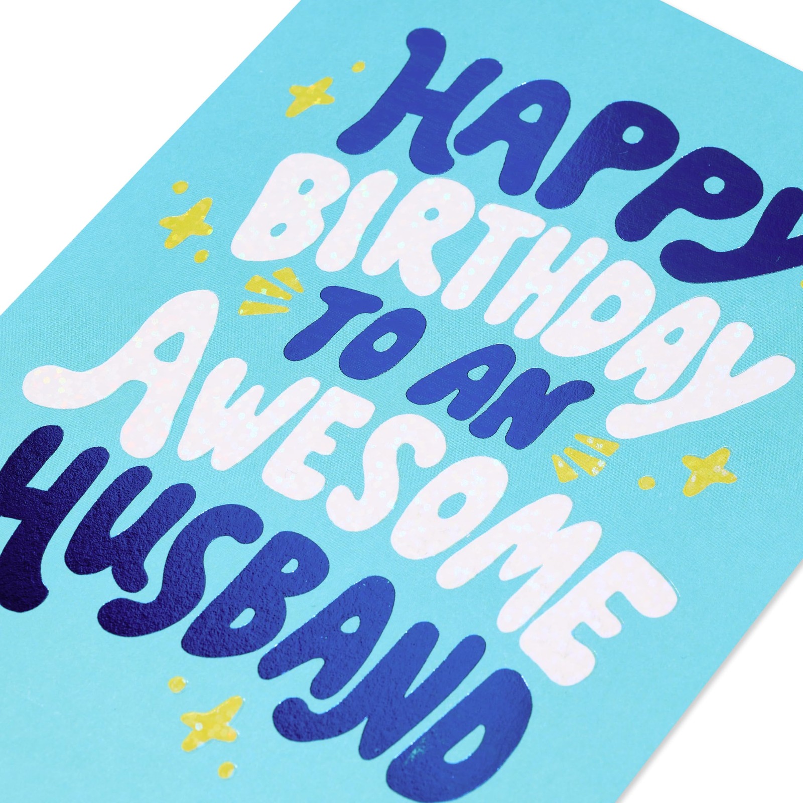 American Greetings Funny 4.625 in. x 6.75 in., Awesome Husband Lettering
