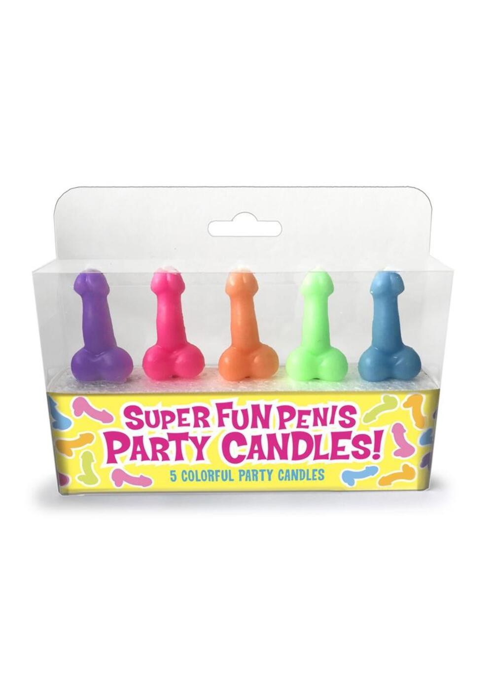 Rainbow Pecker Candles
