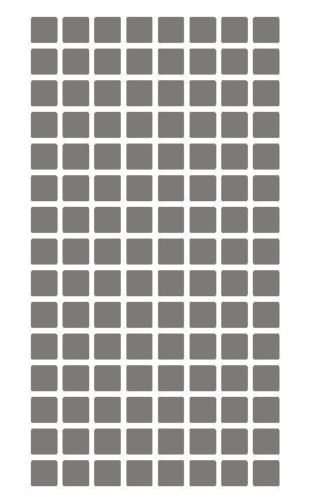 1/4″ Dark Gray Grey Square Color Coding Inventory Label Stickers Made In USA