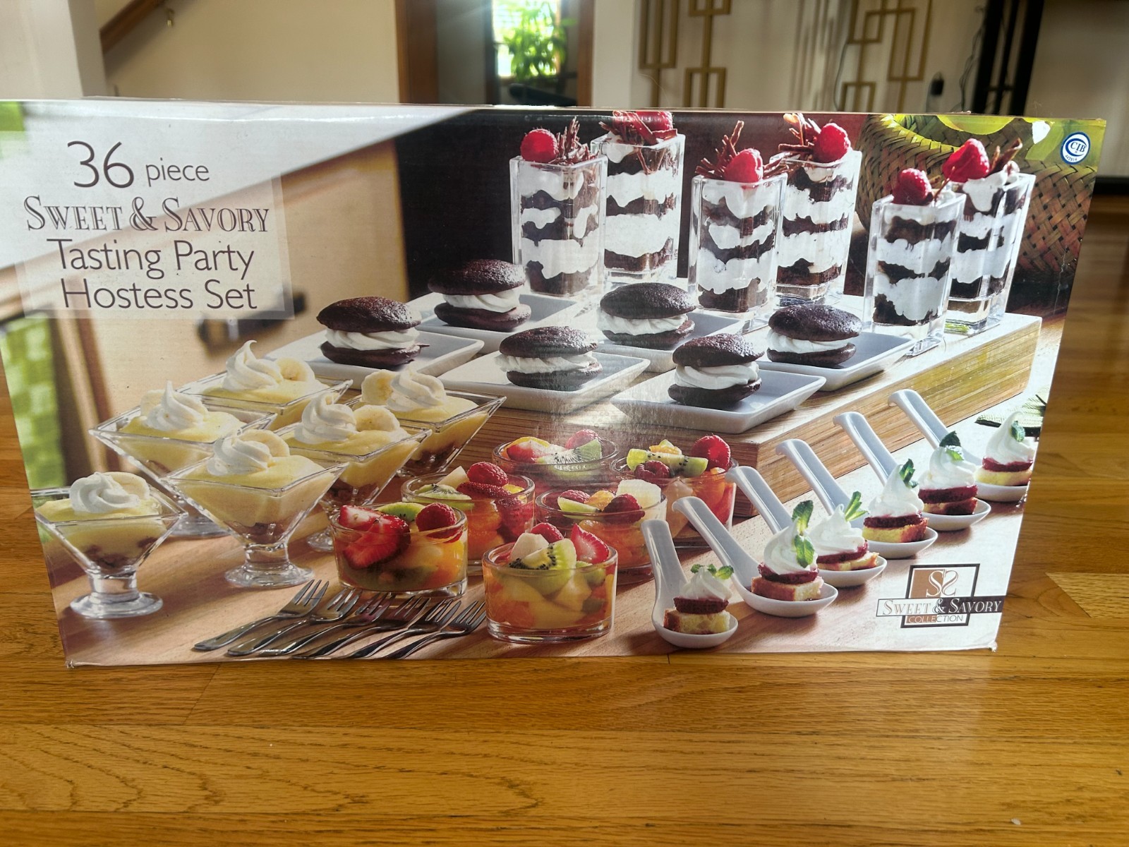 Sweet & Savory 36 Piece Tasting Party Hostess Set New In Box