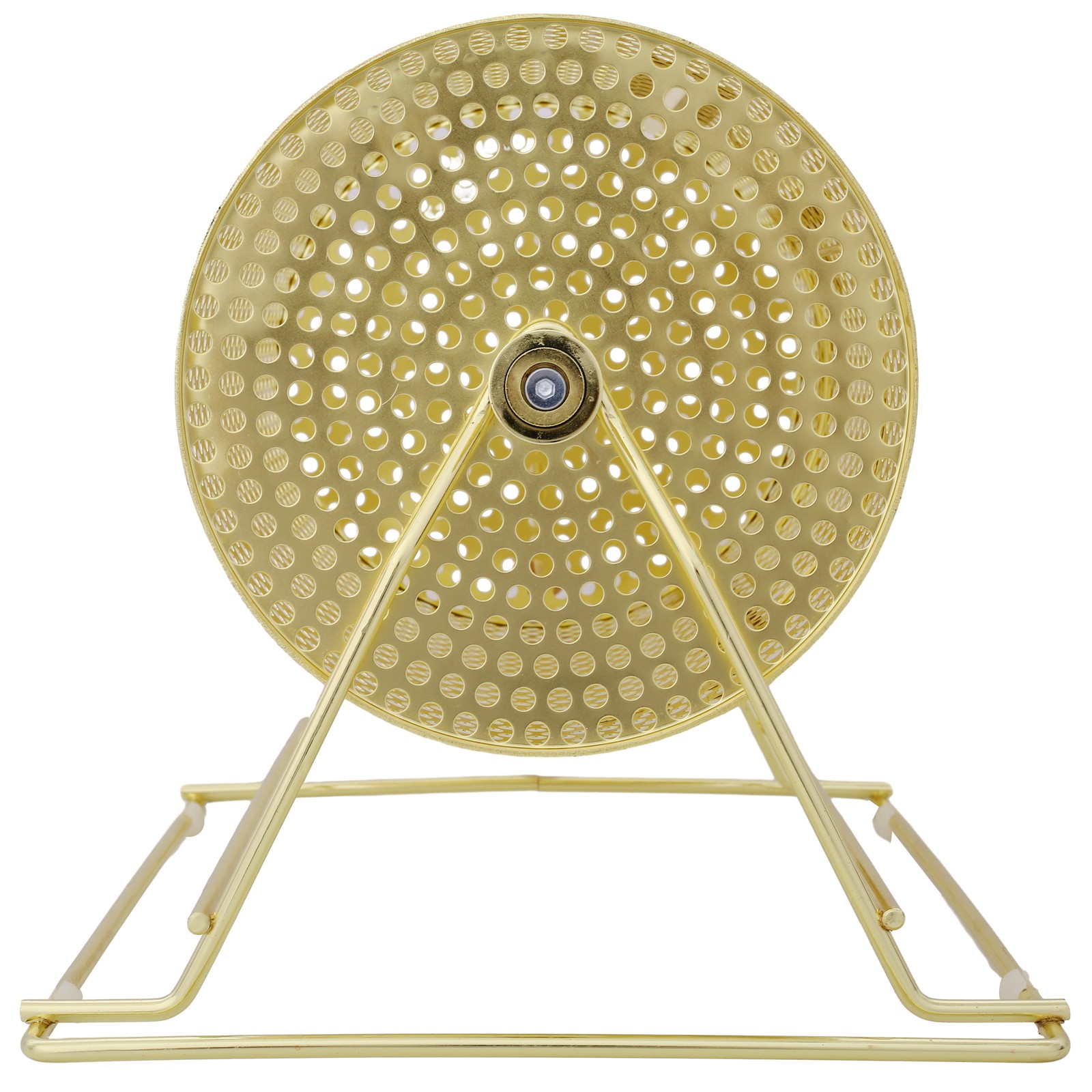 Raffle Ticket Spinner Drum 12″ x 8″ Brass Plated Holds 2500 Tickets
