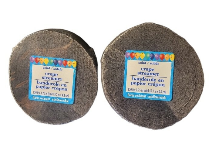 Papier Crepe Streamers 150ft *1.75 inch Free Shipping