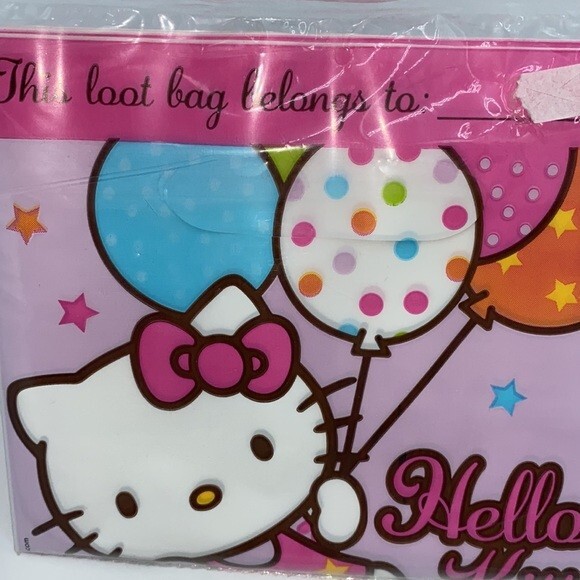 Sanrio Hello Kitty Birthday Party Loot Bags Package of 8 Children’s Kids Cat