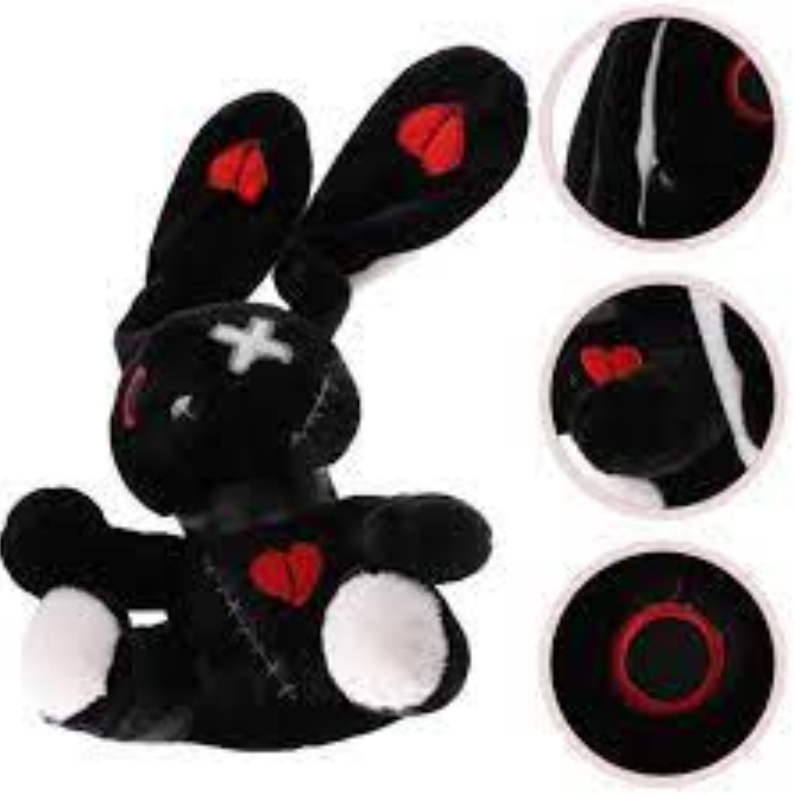 Bunny Stuffed Toy Travel Friendly Rabbit Cross Eye Bachelorette Party Gift Ideas