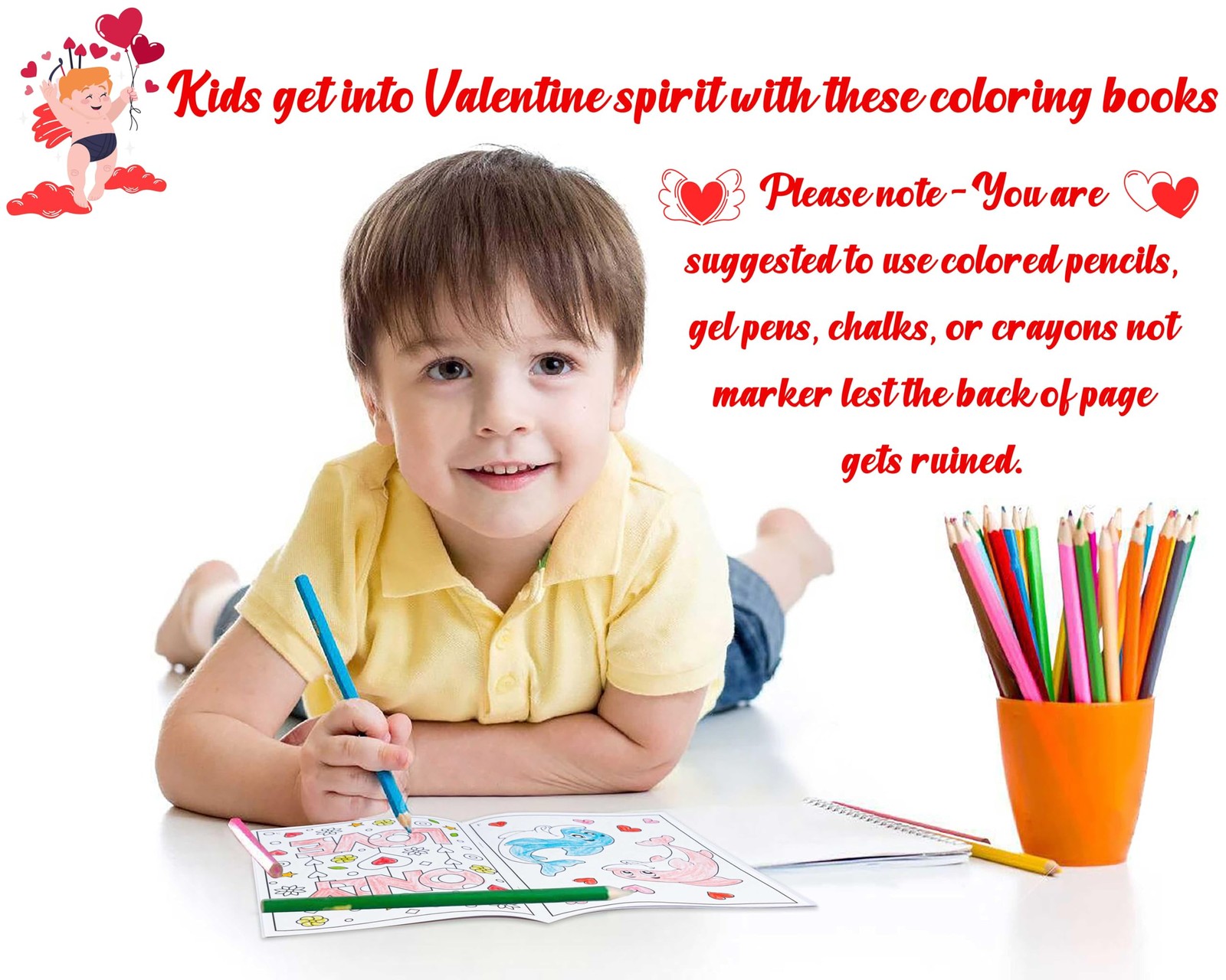 90shine 54PCS Valentine’s Day 5.1 x 7.1 inches, Red With Pink Accents
