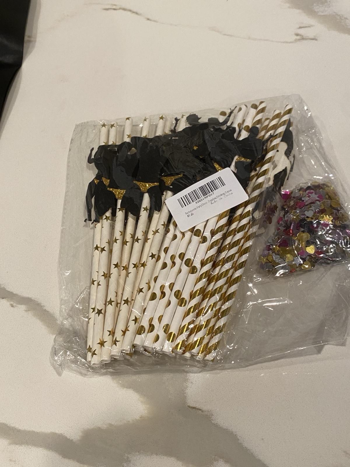 Black & Gold Bachelorette Party Kit – Complete Decor & Game Bundle 💋