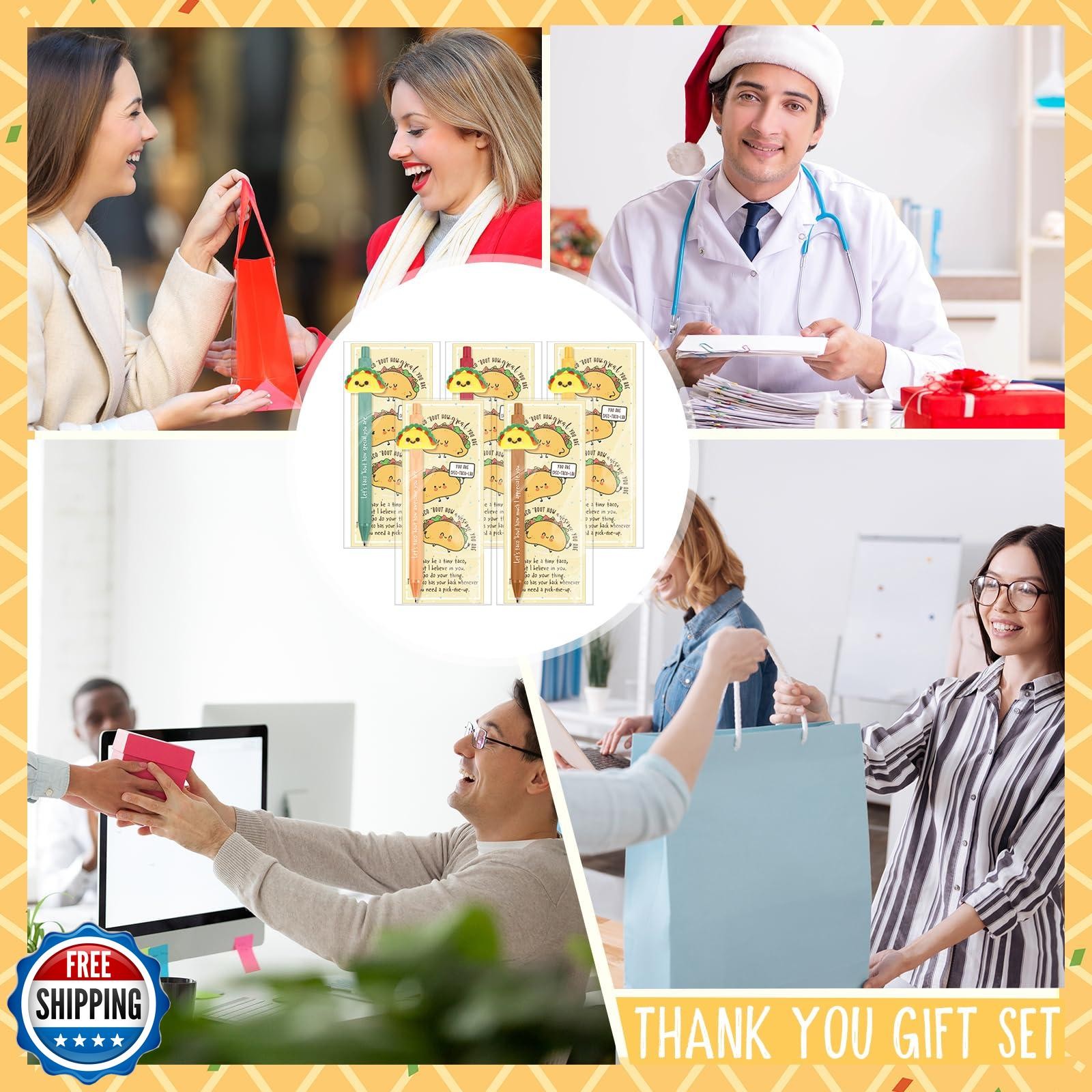 Sayglossy 20 Set Christmas Employee Appreciation Gift Bulk Funny Positive Tac