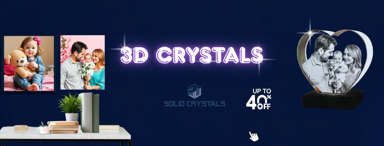 Photo Crystal Gift / Retirement Gift / Corporate Gift Idea – 2D