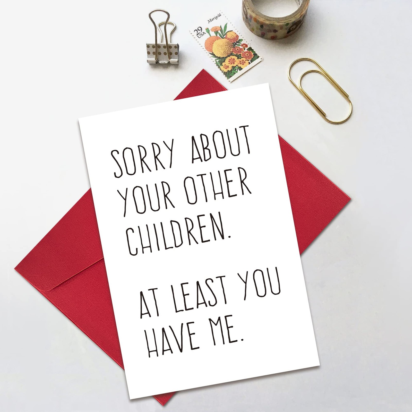 Ogeby Funny Fathers Day Card Gifts from Daughter Son, 8 x 5.3 inches, 19