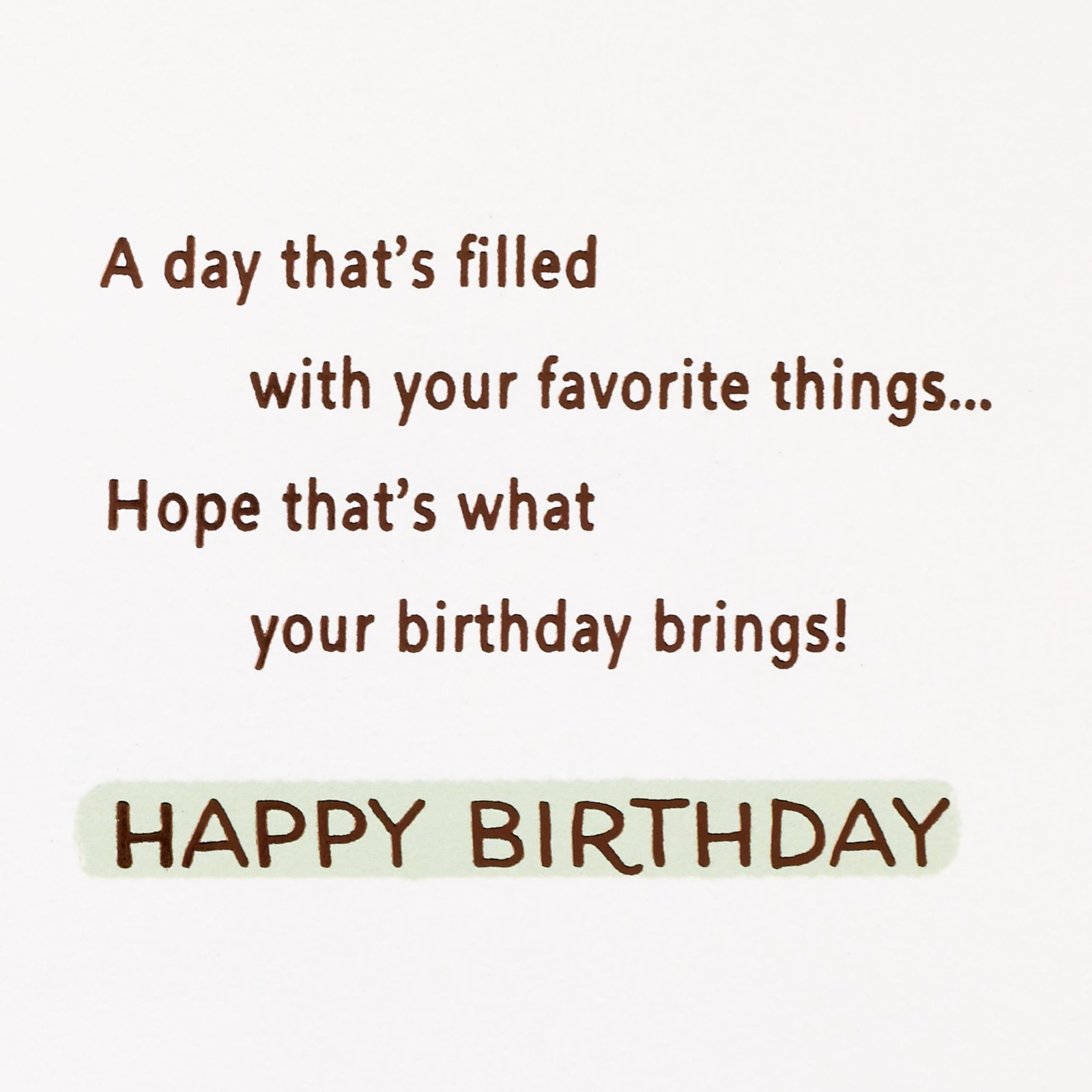 Hallmark Birthday Card (Puppy in a Party Hat) 5×7.2 inches, Green