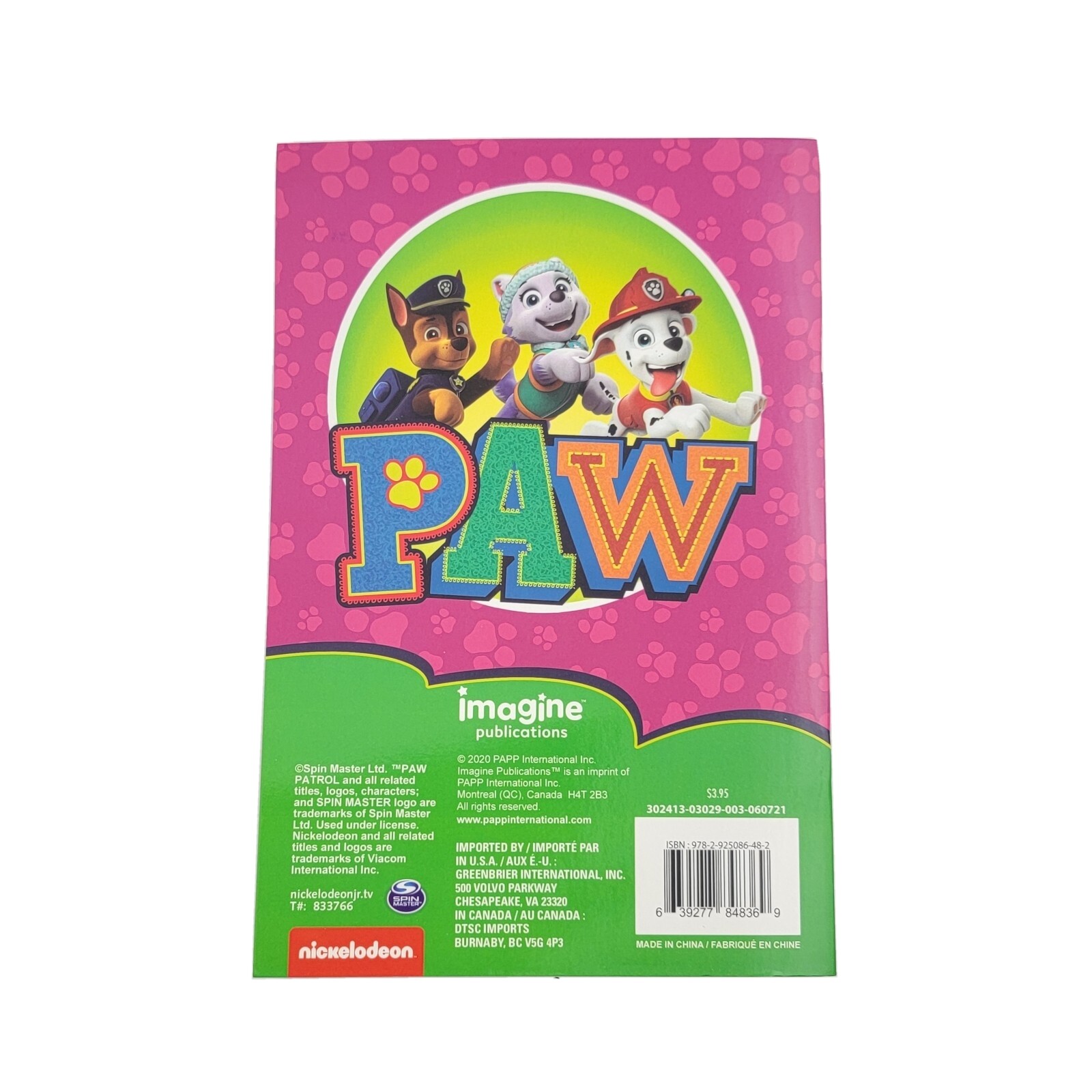 4 Nickelodeon PAW PATROL Maze Mania Activity Book Birthday Party Gift Basket 3+