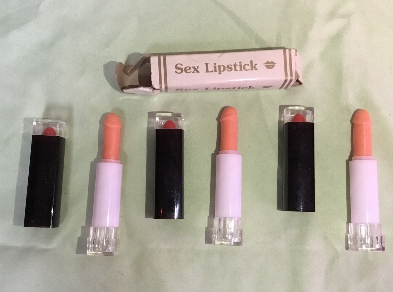 Lot Of 3 Prank Dick Lipstick Pink Plastic Penis Lip stick Fun White Elephant