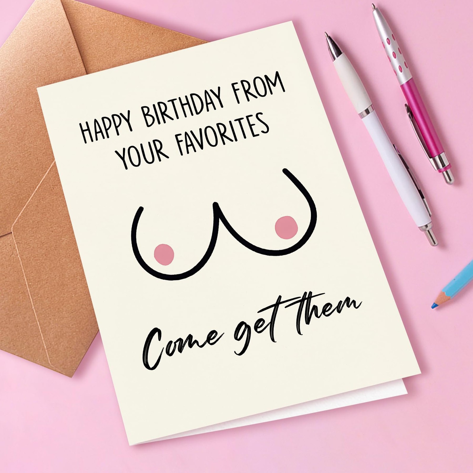 PTRUKD, Funny Birthday Card for Husband, Sexy 5 x 7 inches, HUS-KM-159