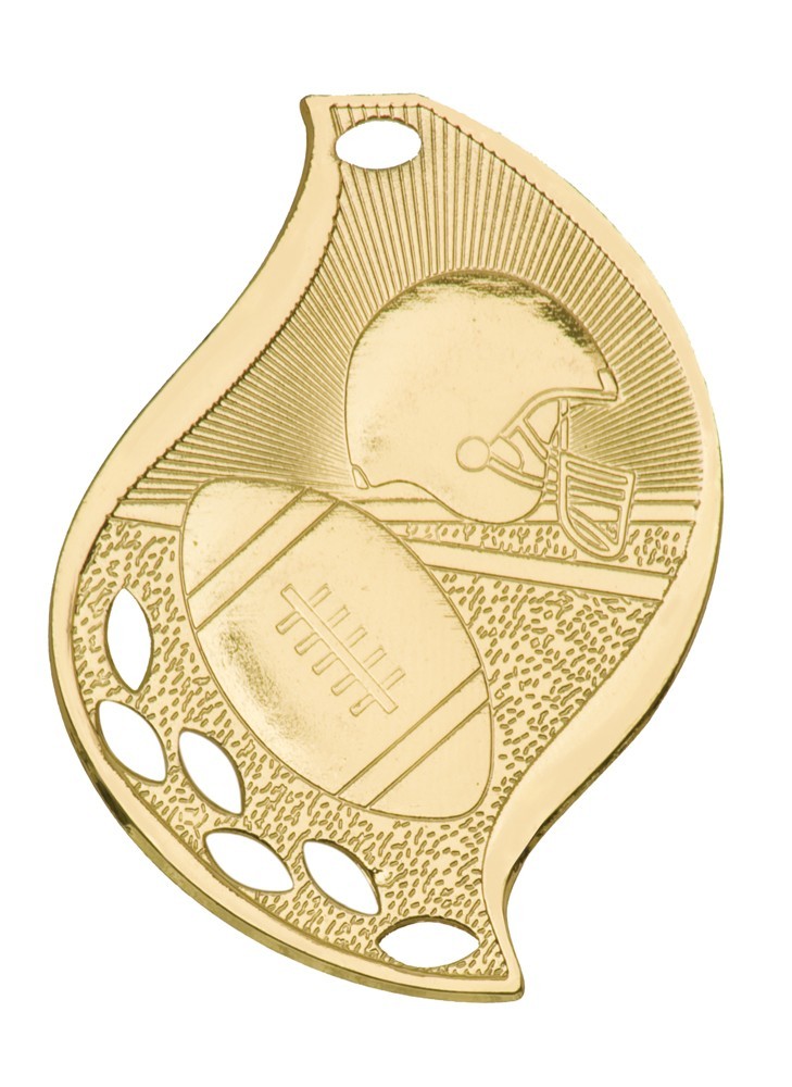 Football Medal Award Trophy With Free Lanyard FM106 School Team Sports