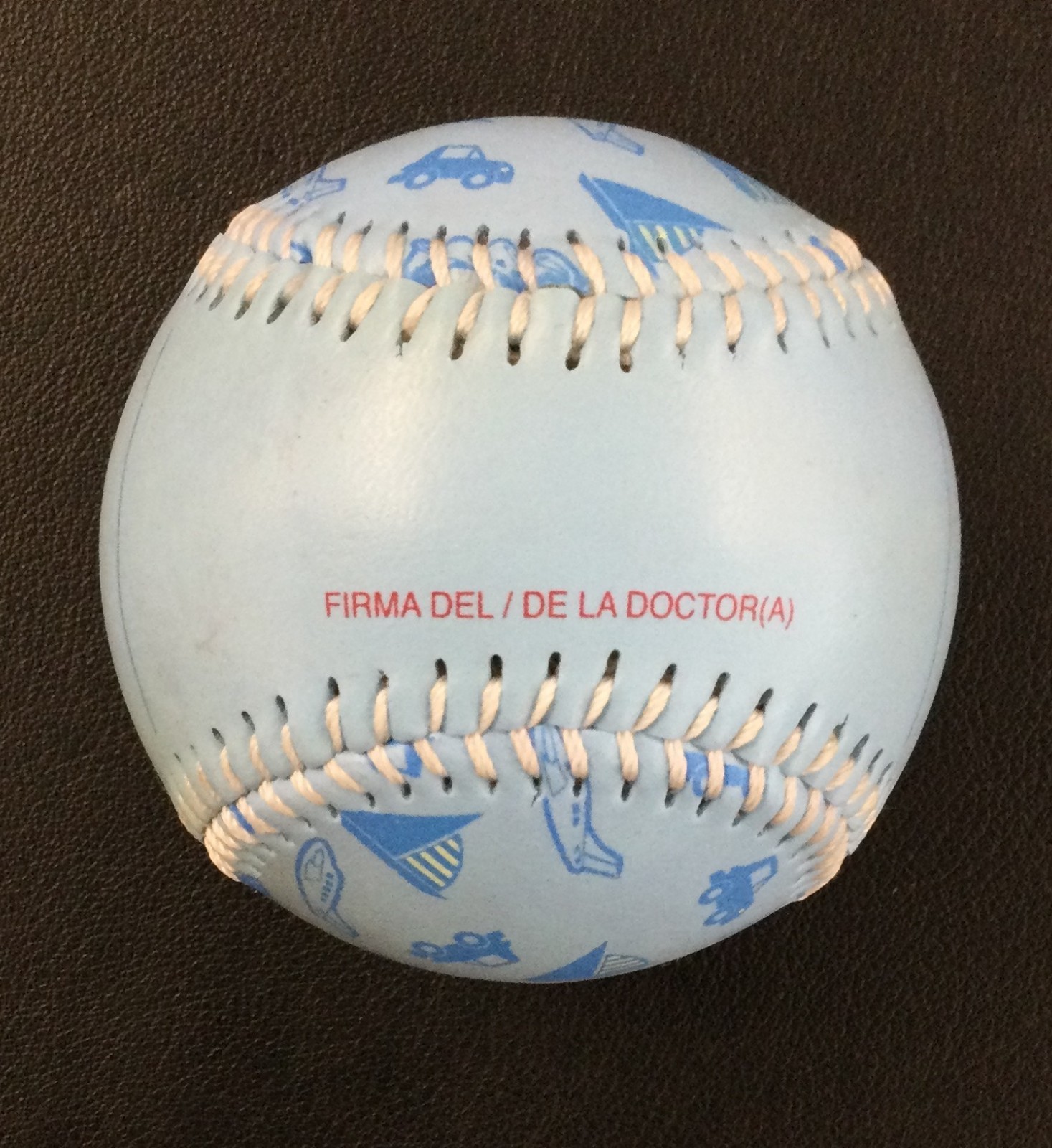 “Es Un Niño!” Spanish Baby Shower Gender Announcement Collectible Baseball