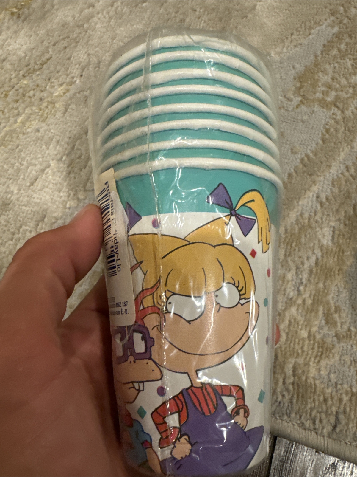 VTG 1997 DesignWare NEW IN PACKAGE 8-RUGRATS PAPER CUPS 9fl.oz. PARTY SUPPLIES