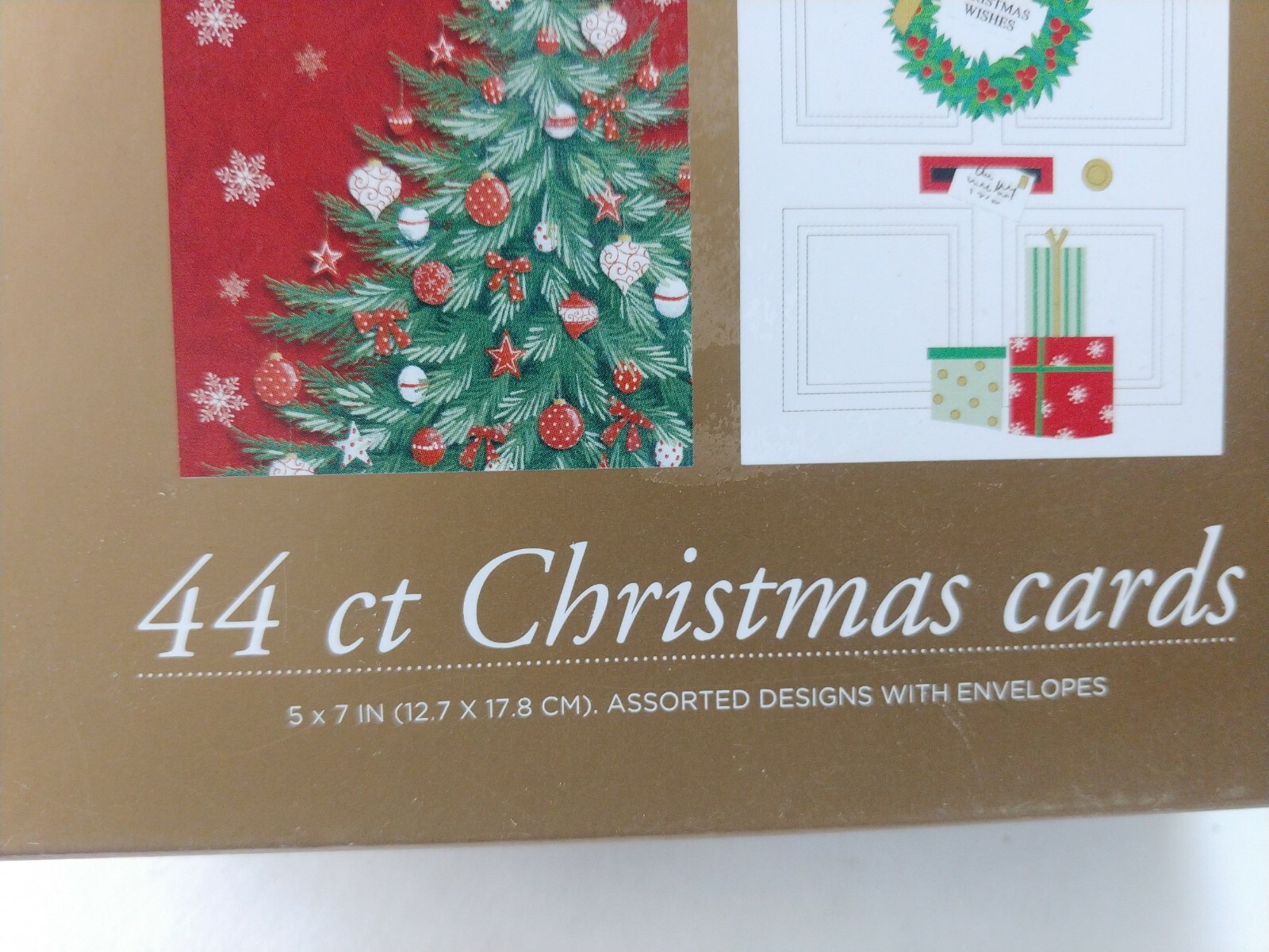 Christmas Greeting Cards 44 Count Assorted Designs w/ Envelopes New Holiday