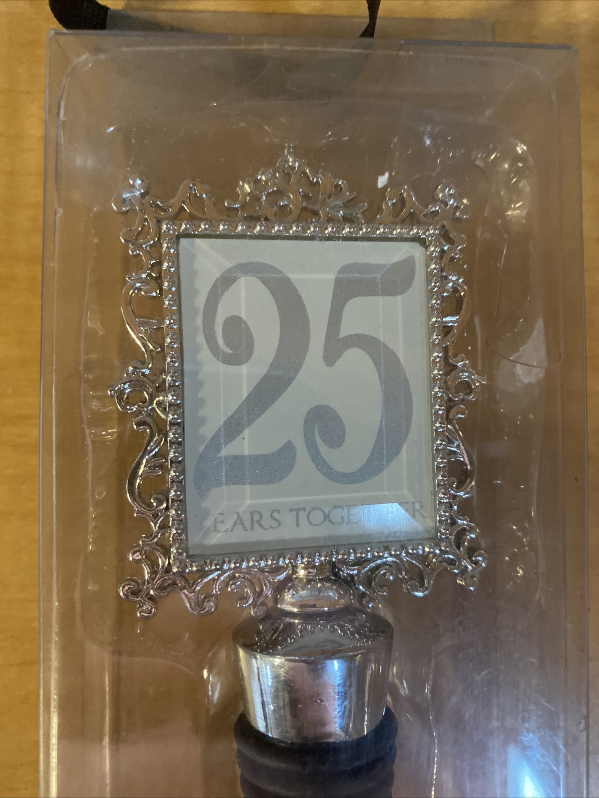 25th Anniversary Wine Bottle Stopper Anniversary